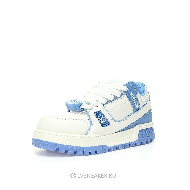 Louis Vuitton LV Trainer Maxi "White Blue" 1ACPQY Sneakers