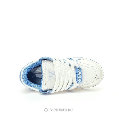 Louis Vuitton LV Trainer Maxi "White Blue" 1ACPQY Sneakers
