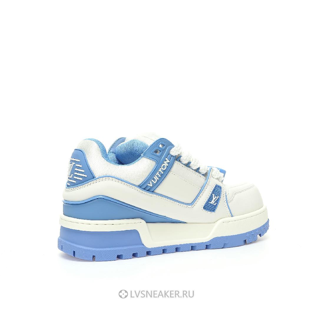 Louis Vuitton LV Trainer Maxi "White Blue" 1ACPQY Sneakers