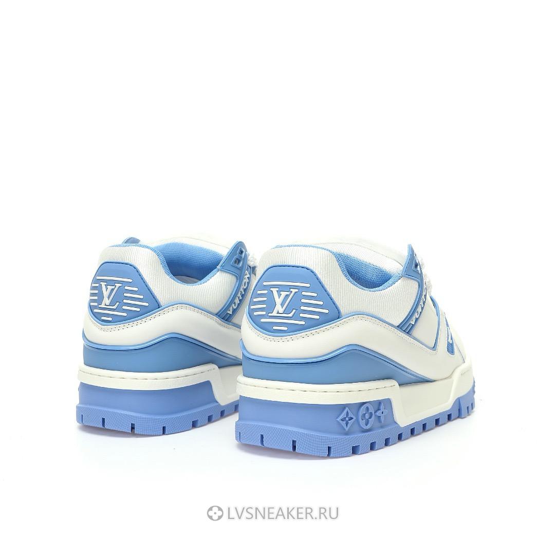 Louis Vuitton LV Trainer Maxi "White Blue" 1ACPQY Sneakers