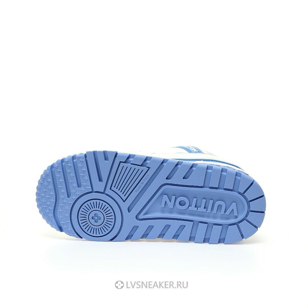 Louis Vuitton LV Trainer Maxi "White Blue" 1ACPQY Sneakers