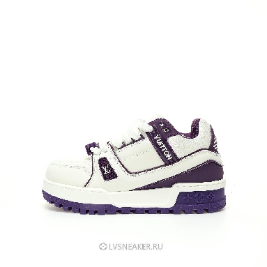 Louis Vuitton LV Trainer Maxi "White Purple" 1ACRKO-2 Sneakers