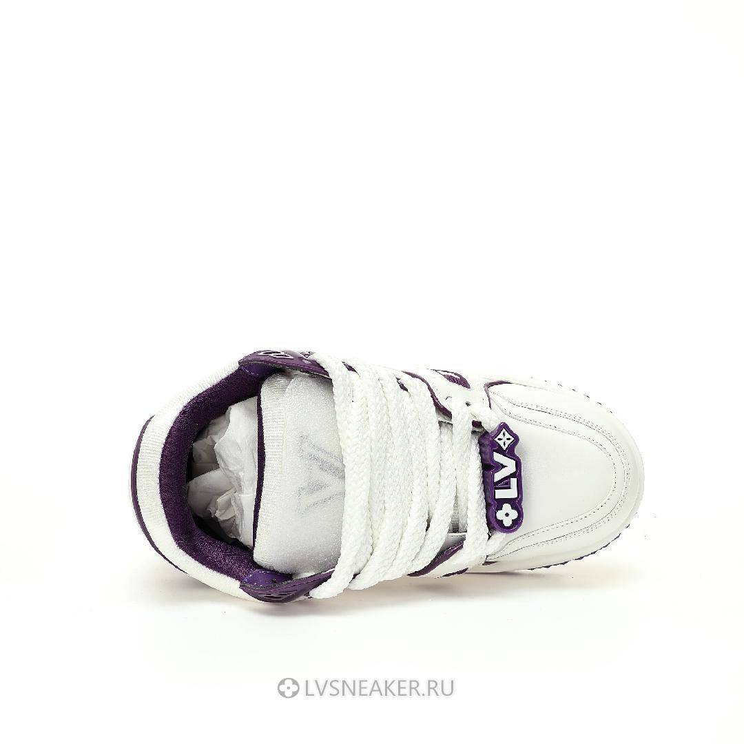 Louis Vuitton LV Trainer Maxi "White Purple" 1ACRKO-2 Sneakers