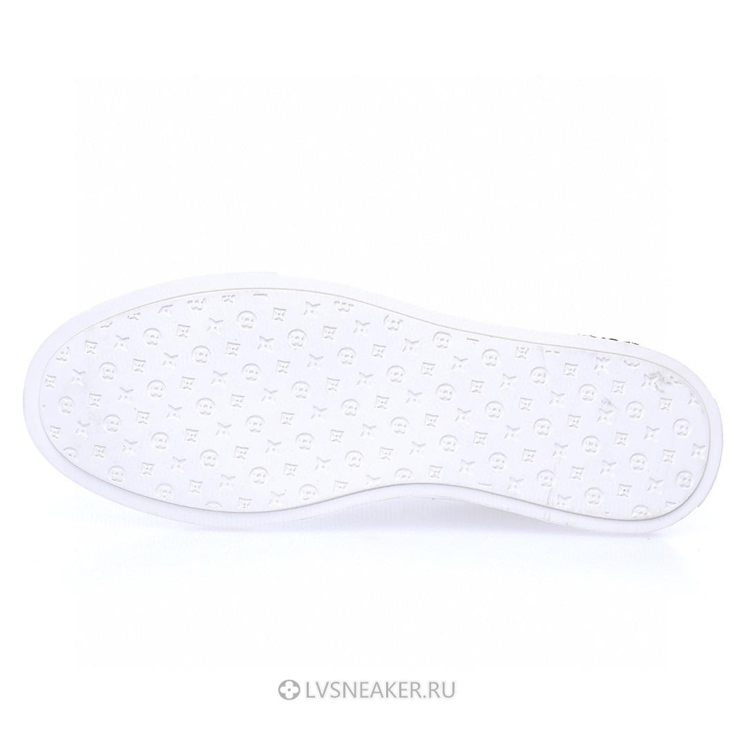Louis Vuitton LV Luxembourg "Monogram White Brown" 1A3MVX-3 Sneakers