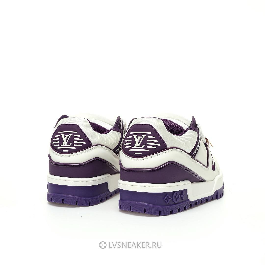 Louis Vuitton LV Trainer Maxi "White Purple" 1ACRKO-2 Sneakers