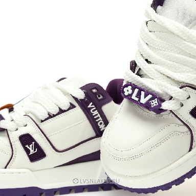 Louis Vuitton LV Trainer Maxi "White Purple" 1ACRKO-2 Sneakers