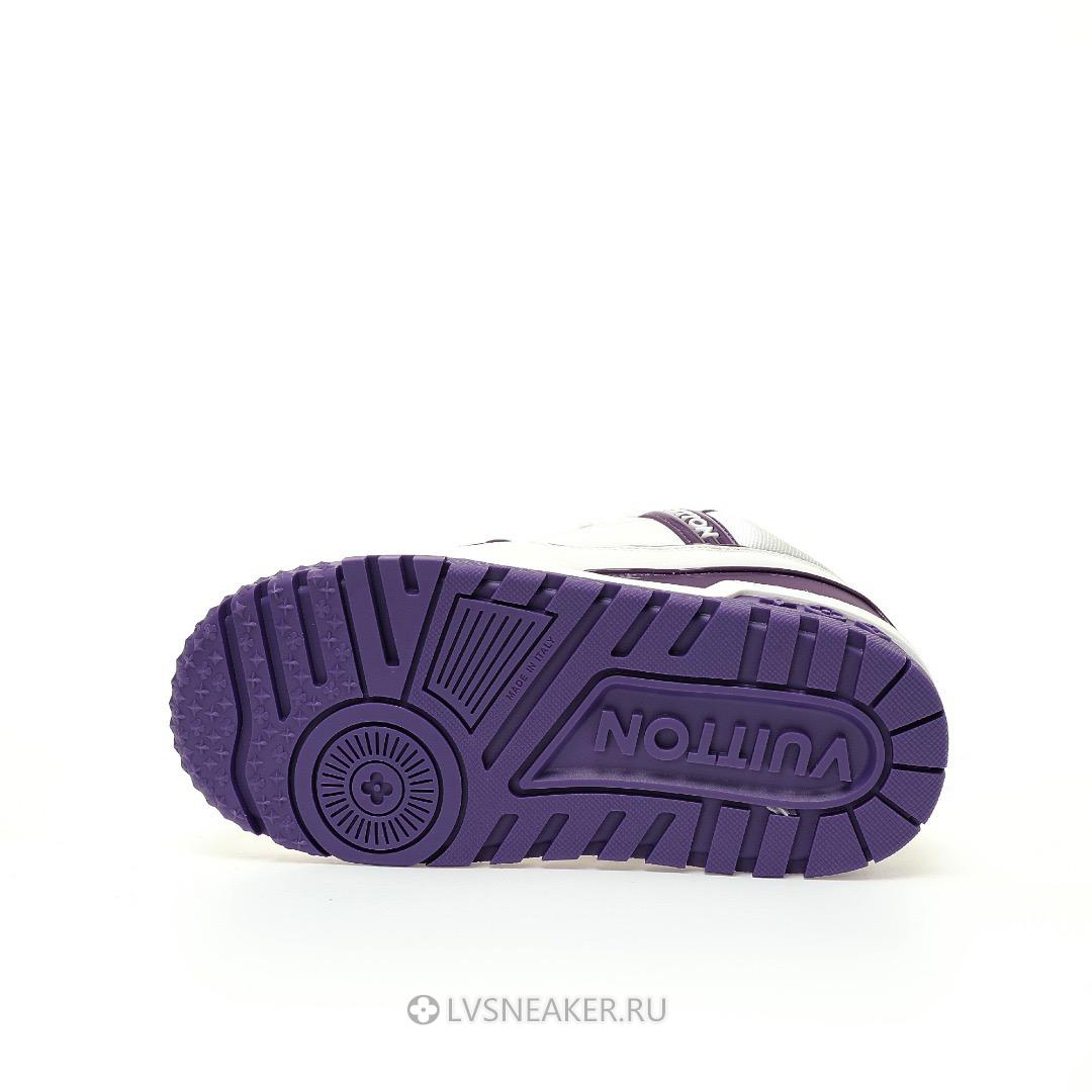Louis Vuitton LV Trainer Maxi "White Purple" 1ACRKO-2 Sneakers