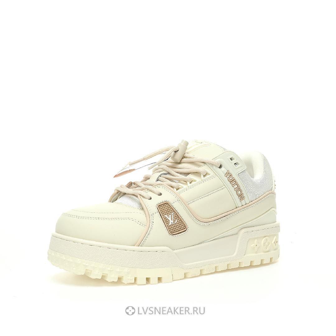 Louis Vuitton LV Trainer Maxi "Beige White" 1ACNYF-3 Sneakers