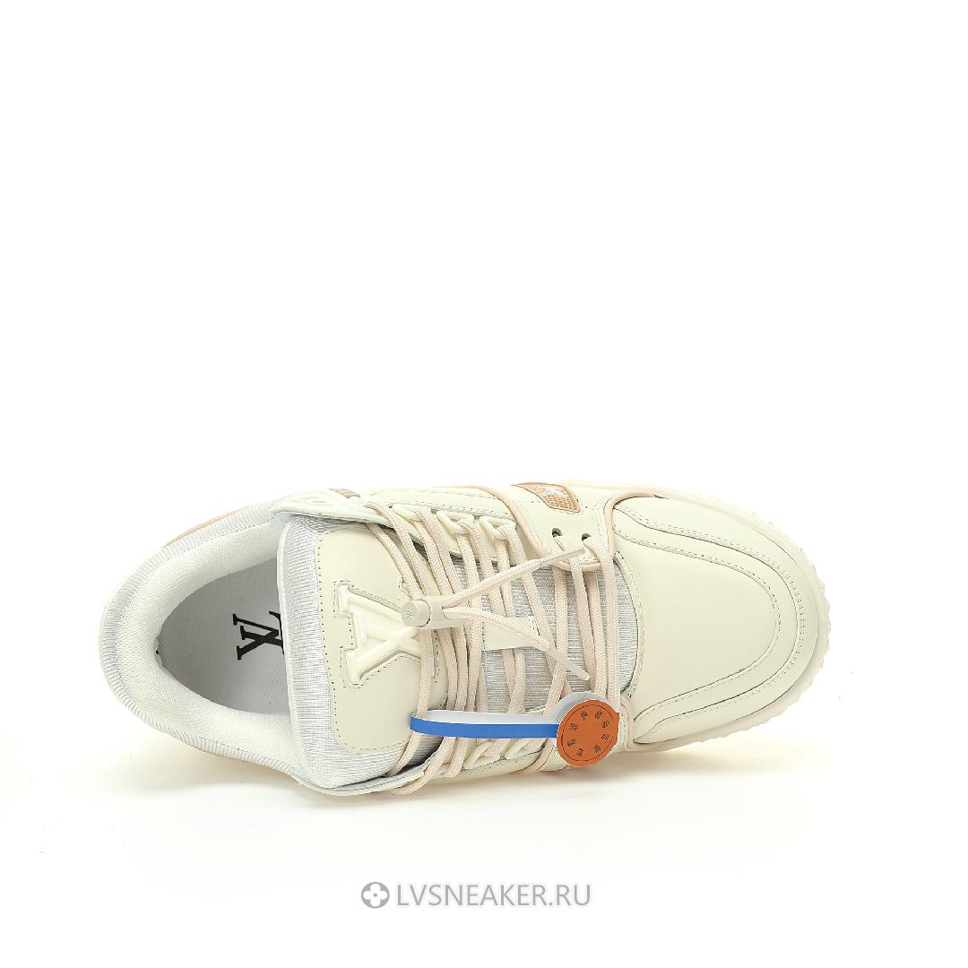 Louis Vuitton LV Trainer Maxi "Beige White" 1ACNYF-3 Sneakers