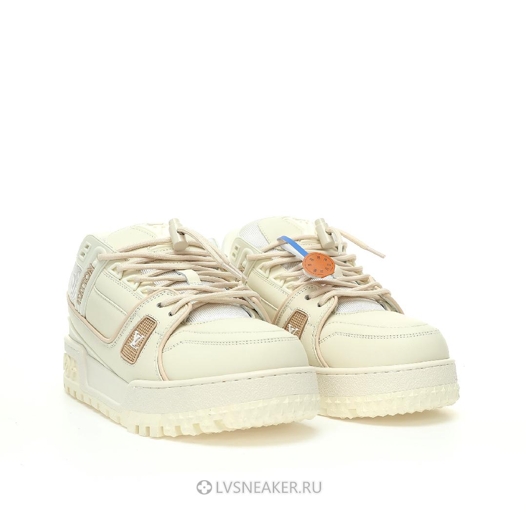 Louis Vuitton LV Trainer Maxi "Beige White" 1ACNYF-3 Sneakers