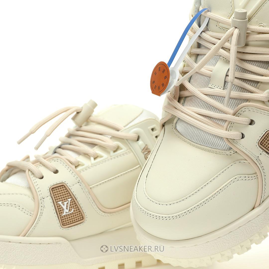 Louis Vuitton LV Trainer Maxi "Beige White" 1ACNYF-3 Sneakers