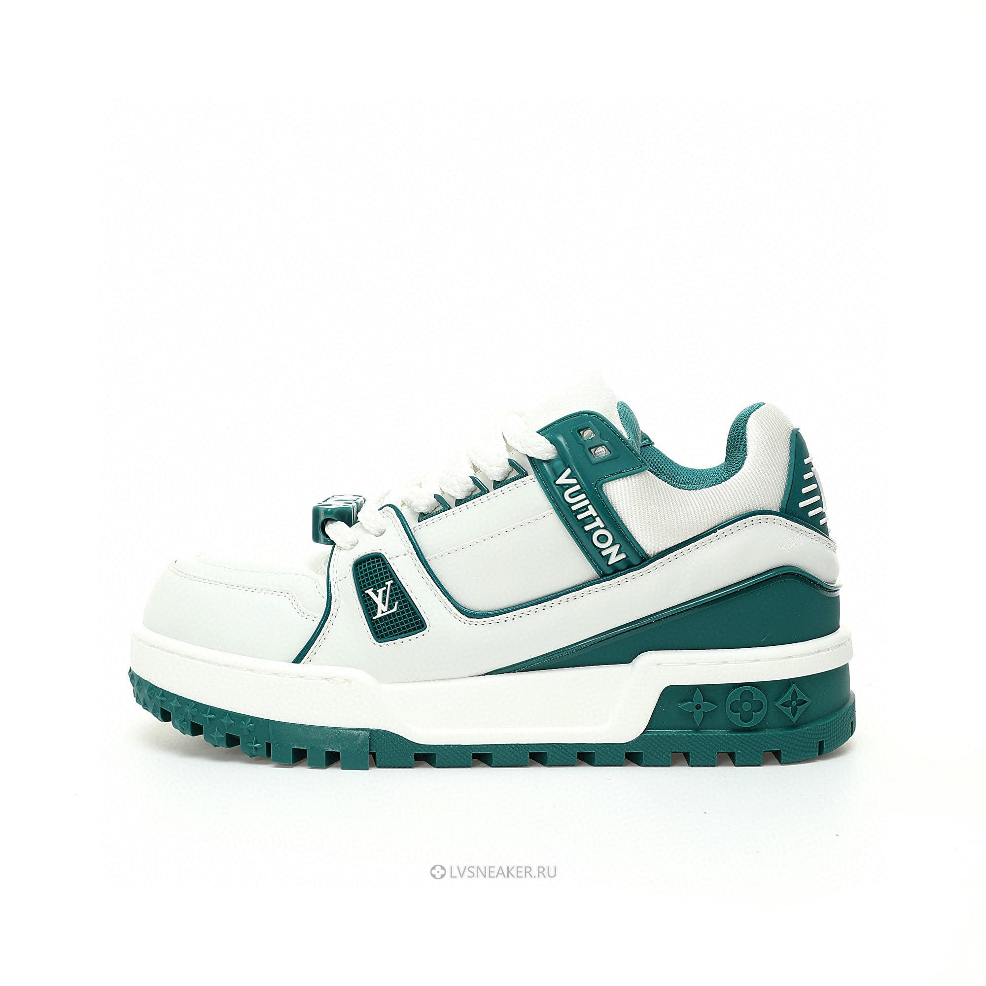 Louis Vuitton LV Trainer Maxi "Dark Green White" 1ACI0K Sneakers