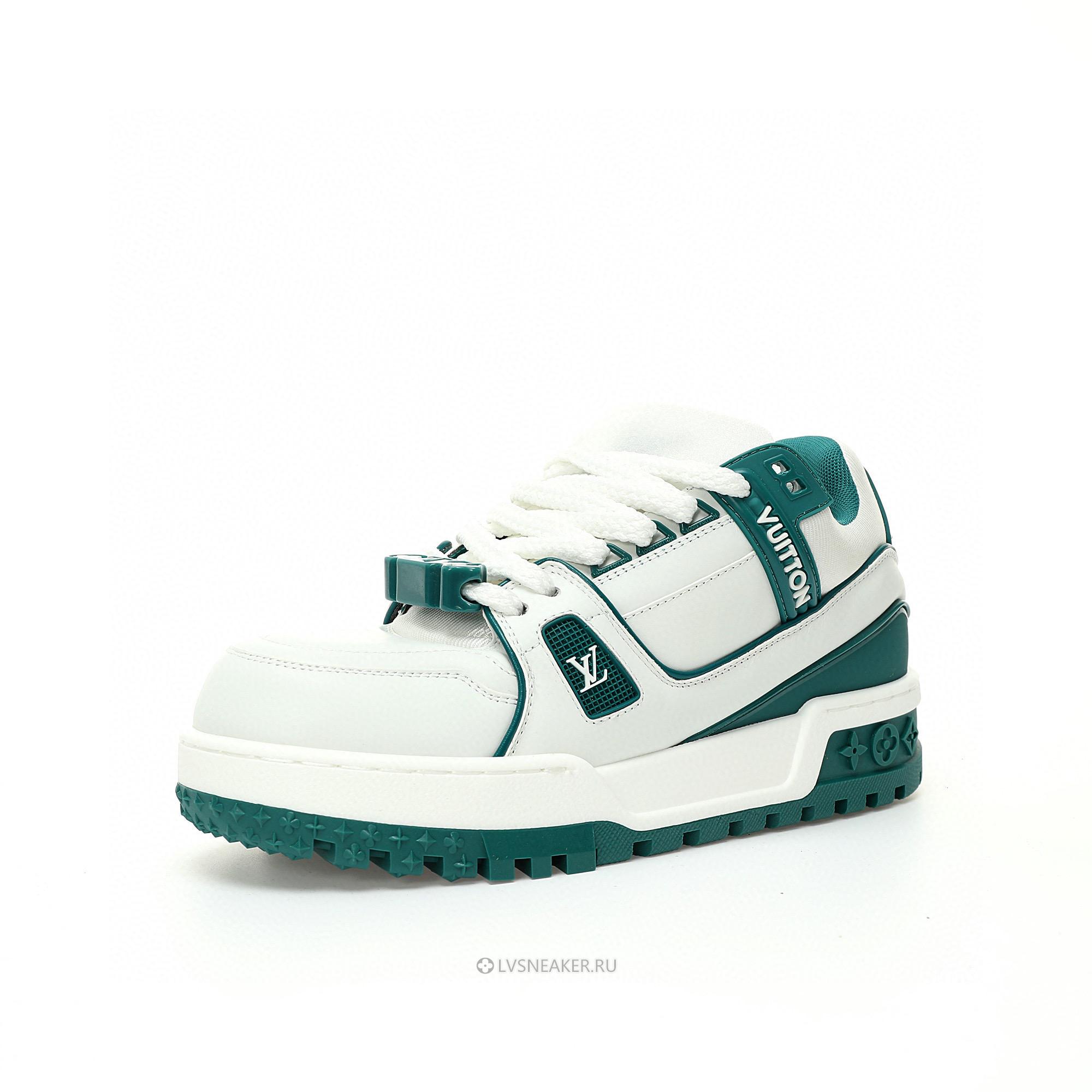 Louis Vuitton LV Trainer Maxi "Dark Green White" 1ACI0K Sneakers