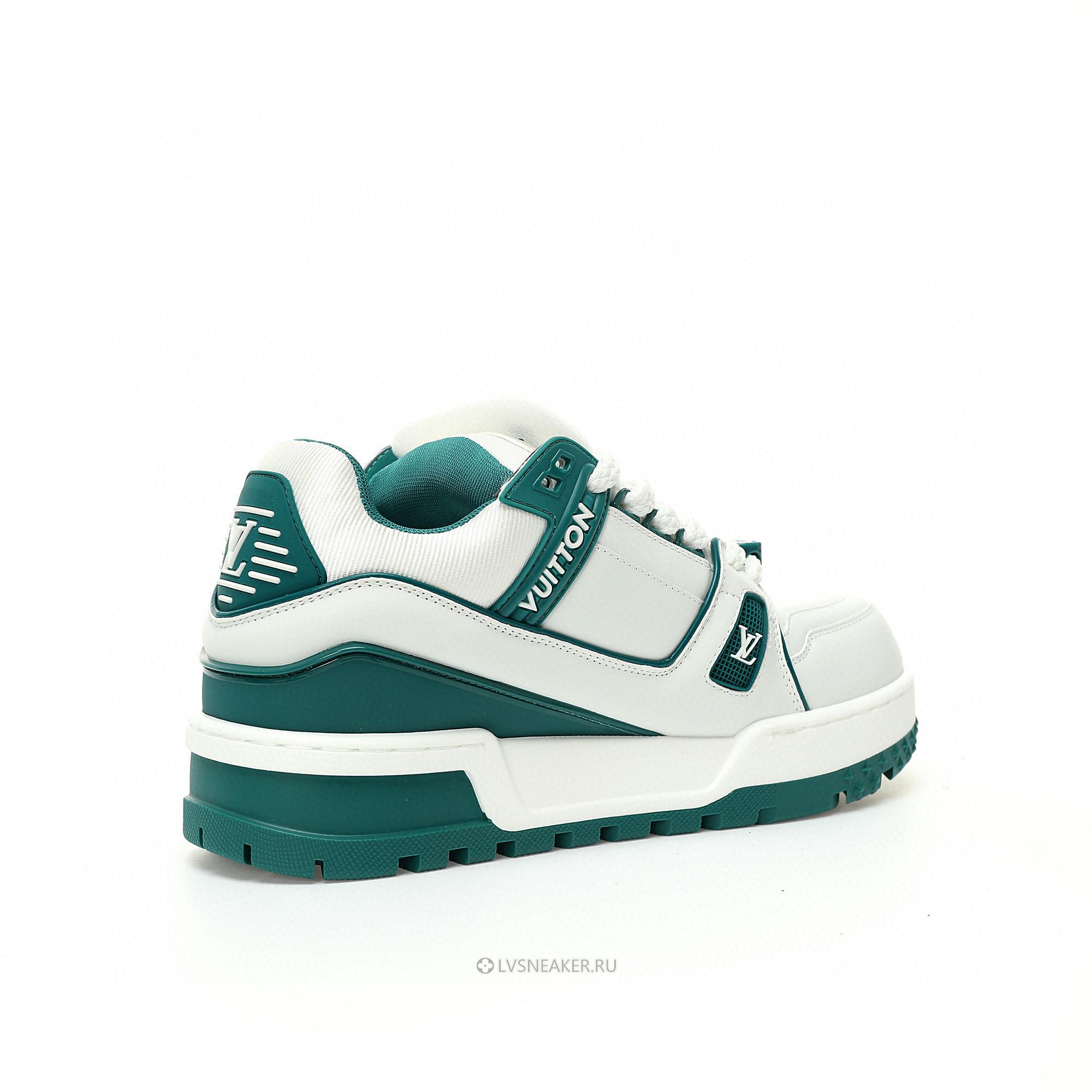 Louis Vuitton LV Trainer Maxi "Dark Green White" 1ACI0K Sneakers