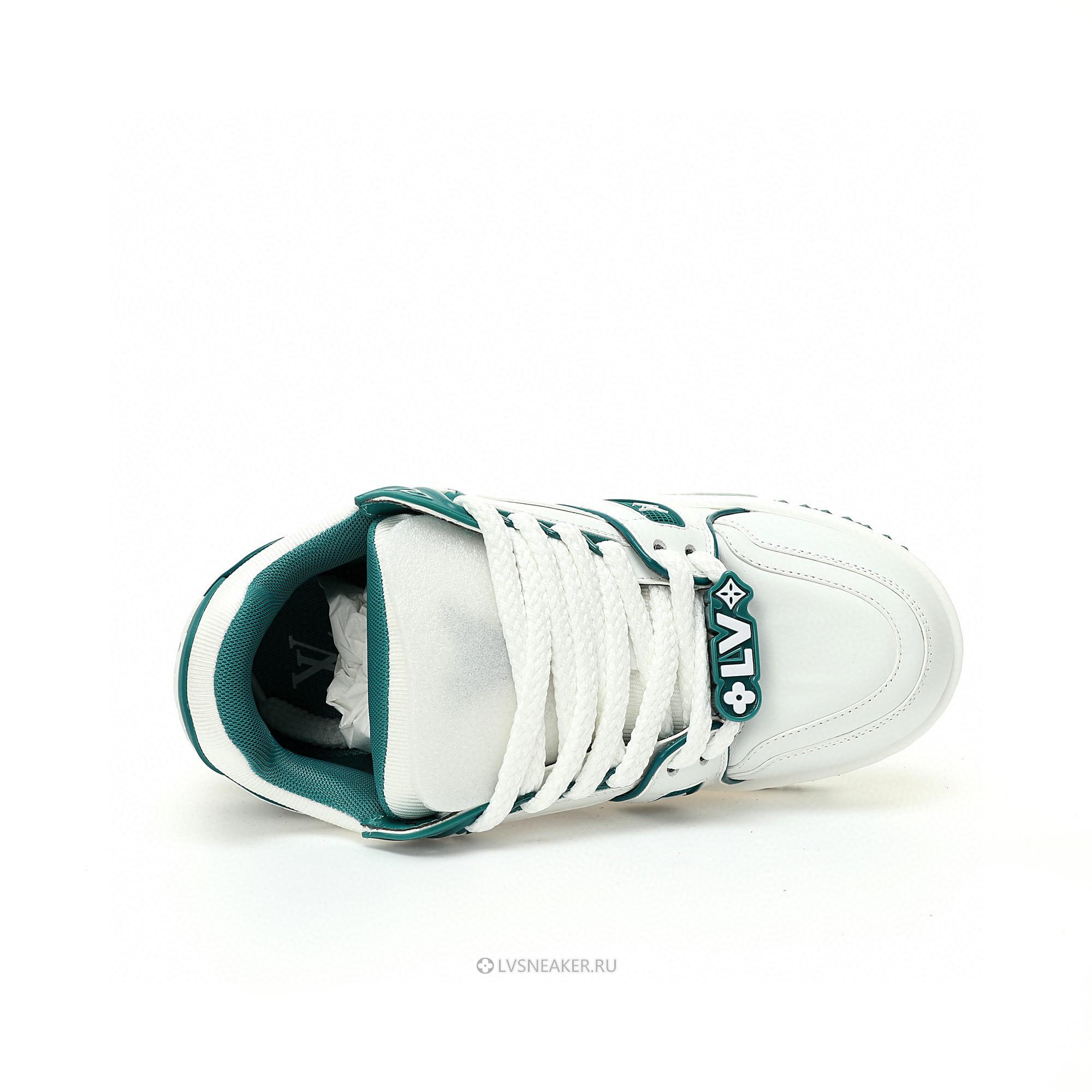 Louis Vuitton LV Trainer Maxi "Dark Green White" 1ACI0K Sneakers