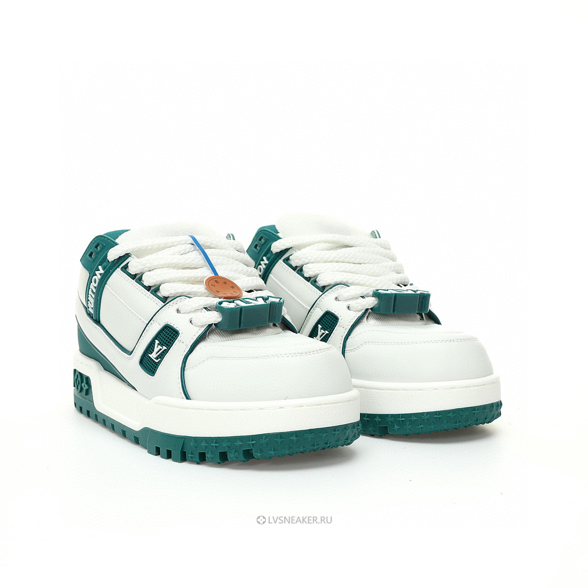 Louis Vuitton LV Trainer Maxi "Dark Green White" 1ACI0K Sneakers