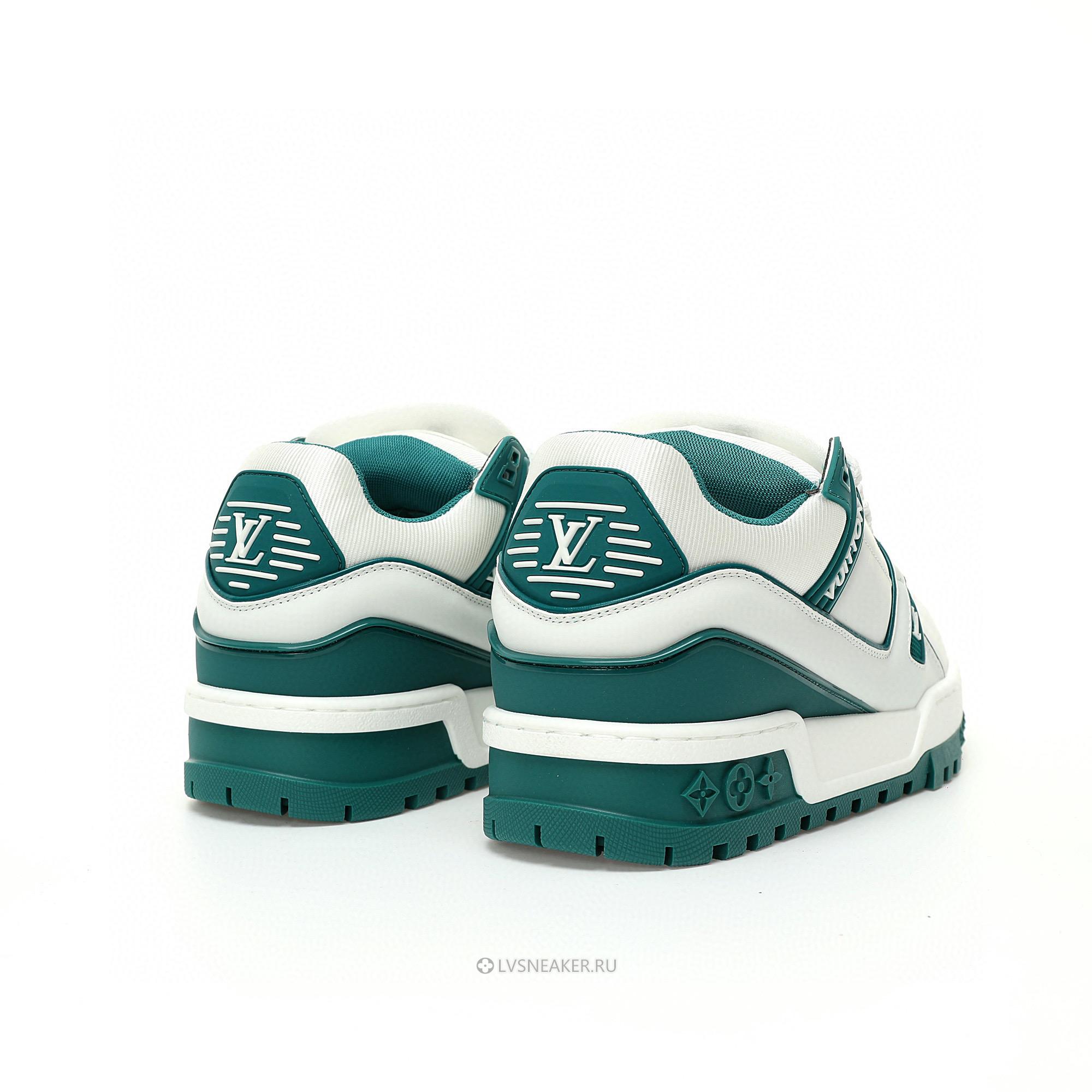 Louis Vuitton LV Trainer Maxi "Dark Green White" 1ACI0K Sneakers