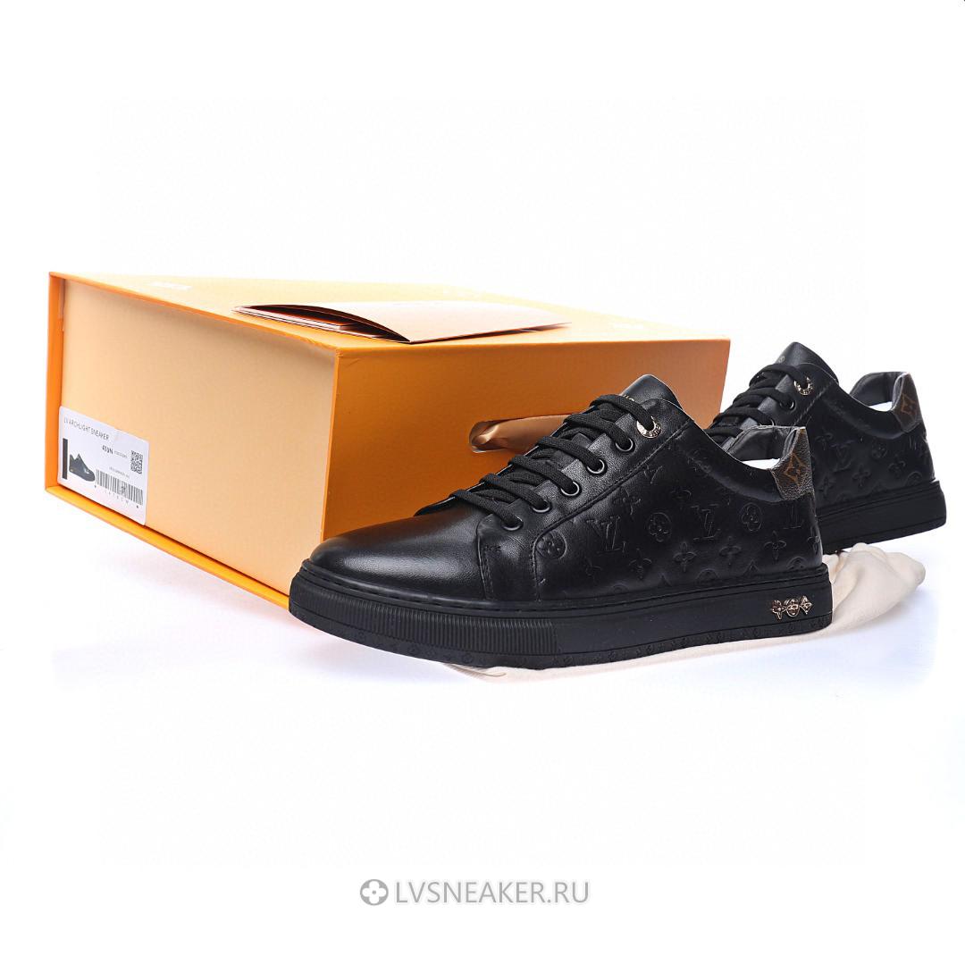 Louis Vuitton LV Luxembourg "Monogram Black Brown" 1A4PAX-2 Sneakers
