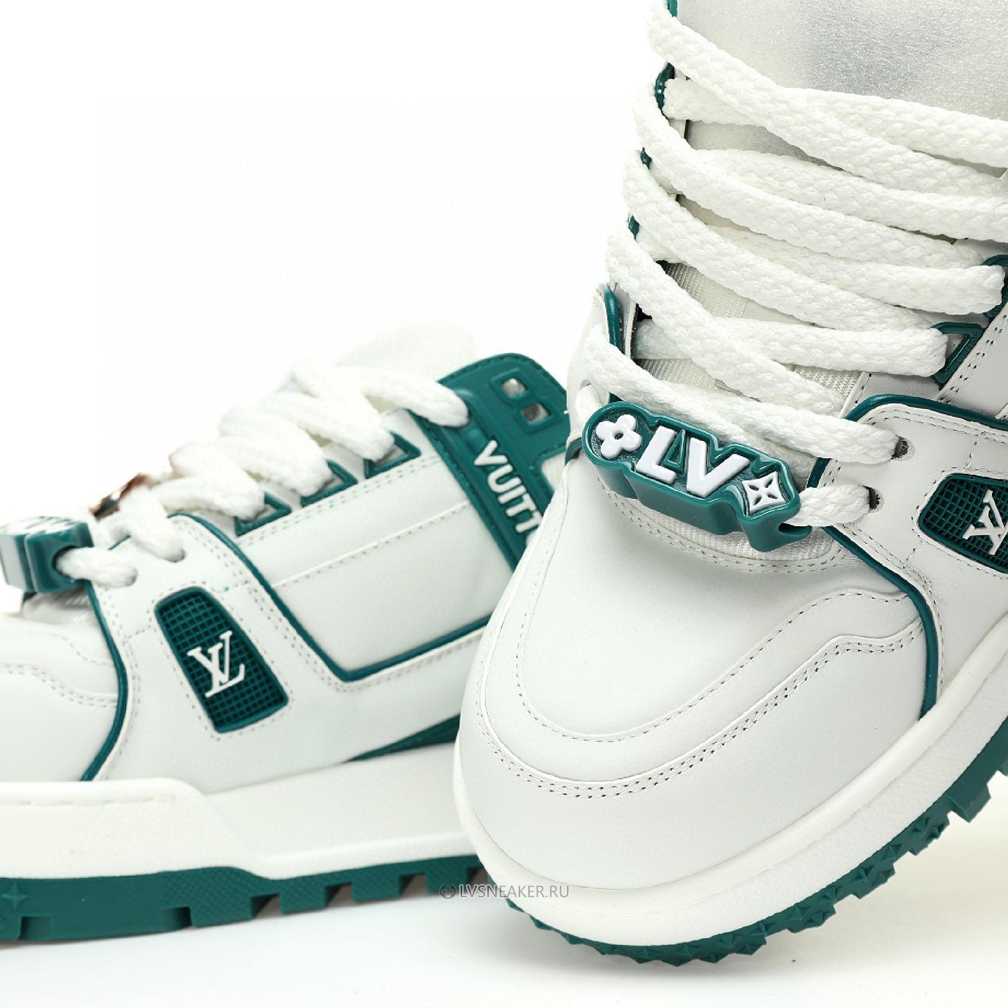 Louis Vuitton LV Trainer Maxi "Dark Green White" 1ACI0K Sneakers
