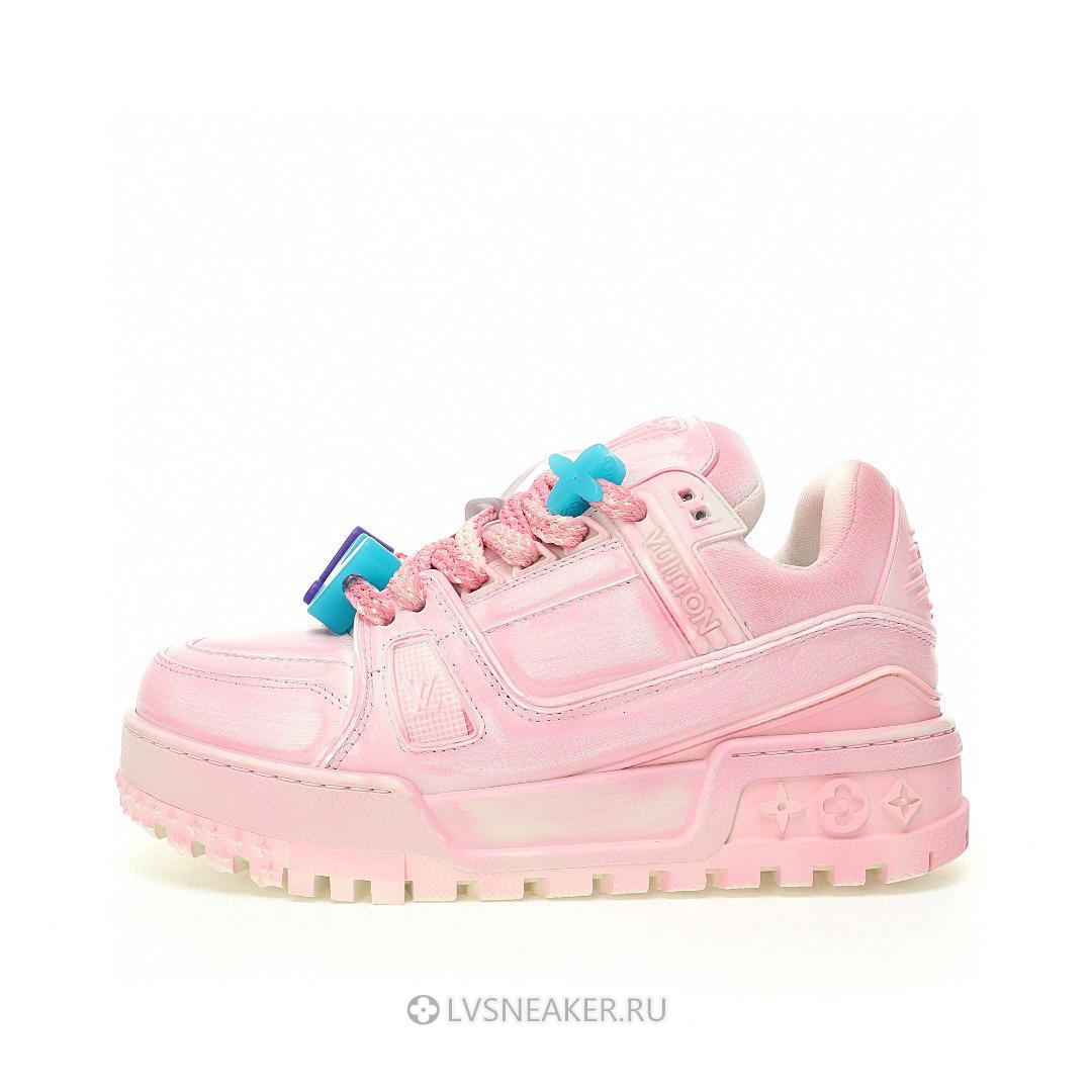 Louis Vuitton LV Trainer Maxi "Pink Valentines Day" 1AD6BZ-2 Sneakers