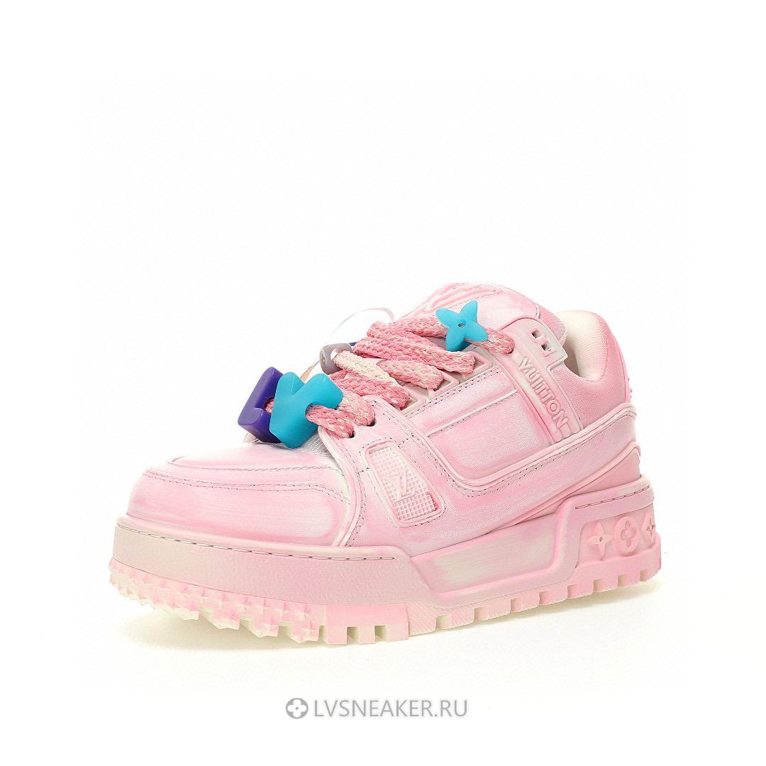 Louis Vuitton LV Trainer Maxi "Pink Valentines Day" 1AD6BZ-2 Sneakers