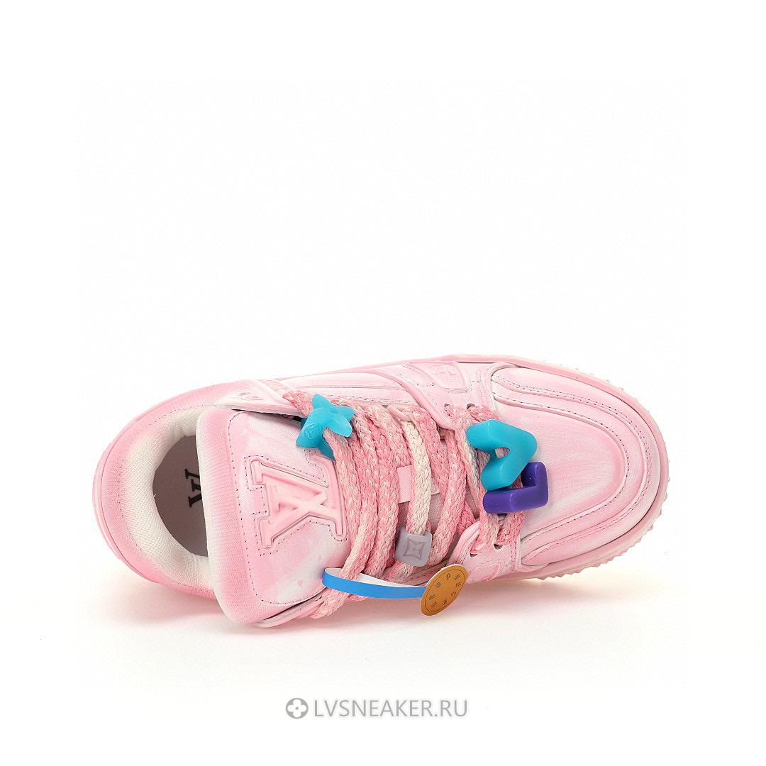 Louis Vuitton LV Trainer Maxi "Pink Valentines Day" 1AD6BZ-2 Sneakers