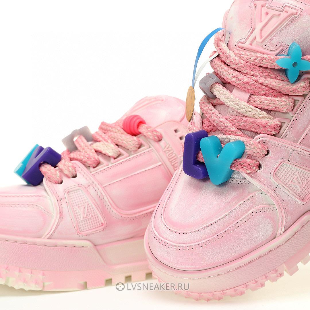 Louis Vuitton LV Trainer Maxi "Pink Valentines Day" 1AD6BZ-2 Sneakers