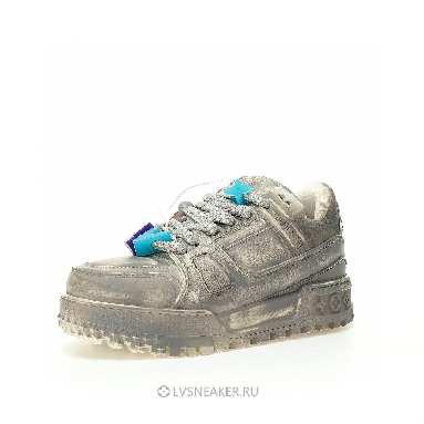 Louis Vuitton LV Trainer Maxi "Valentines Day Grey" 1AD6BZ-3 Sneakers