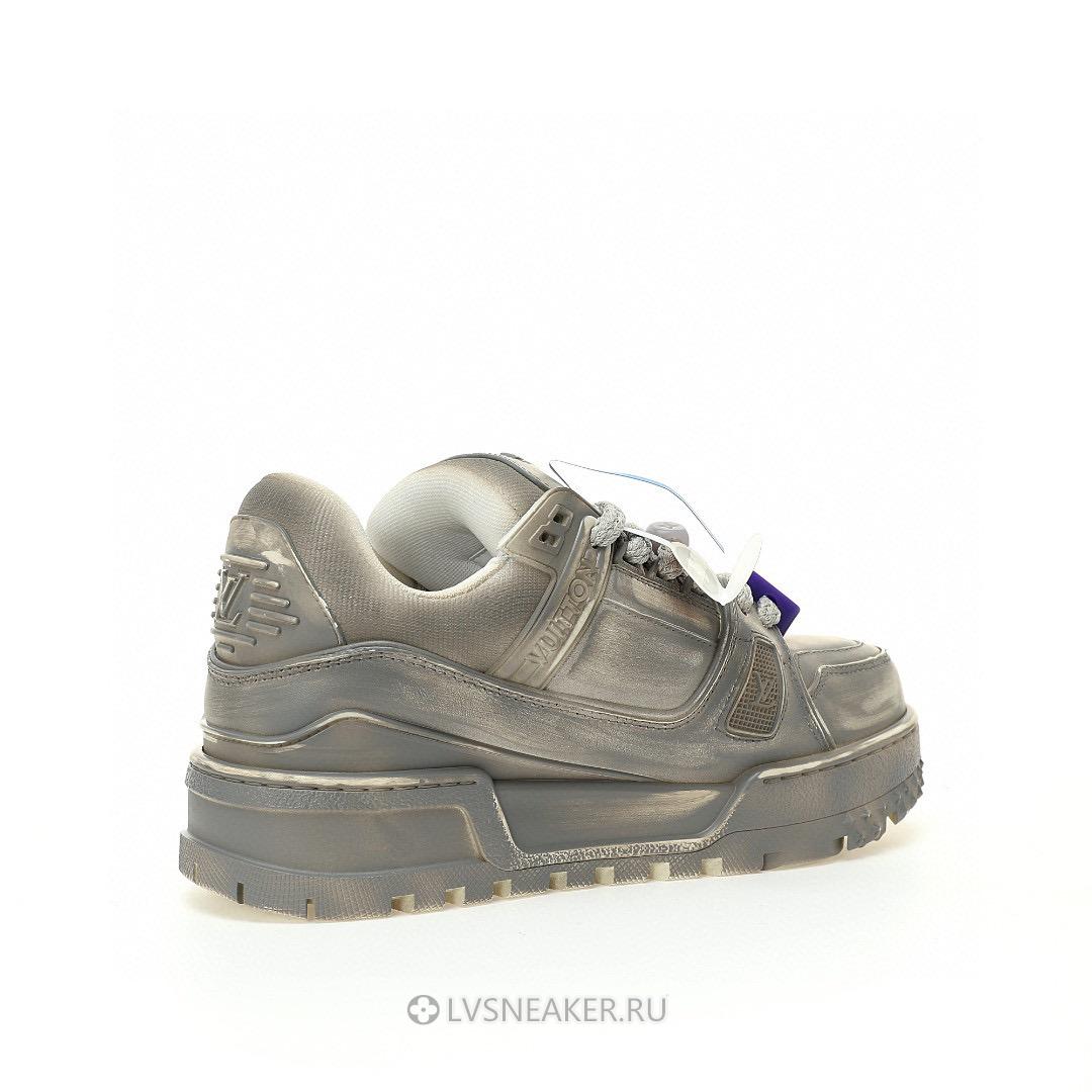 Louis Vuitton LV Trainer Maxi "Valentines Day Grey" 1AD6BZ-3 Sneakers