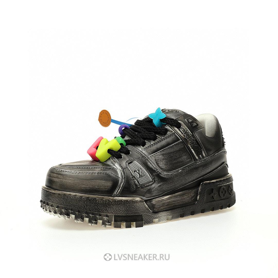 Louis Vuitton LV Trainer Maxi "Valentines Day Black" 1AD6BZ-4 Sneakers
