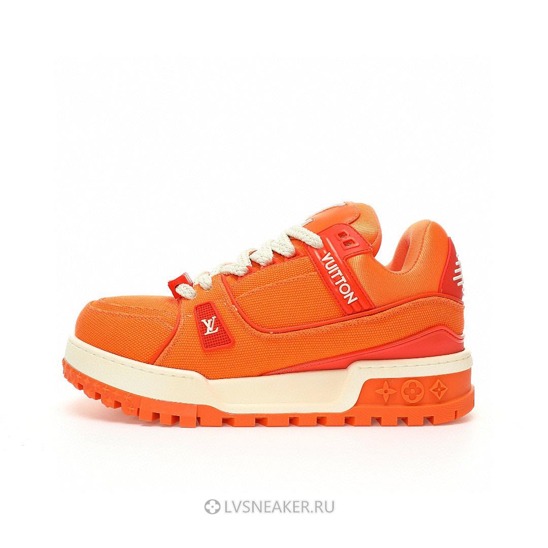 Louis Vuitton LV Trainer Maxi LOVE Component "Valentines Day Orange" 1AD5OO-2 Sneakers