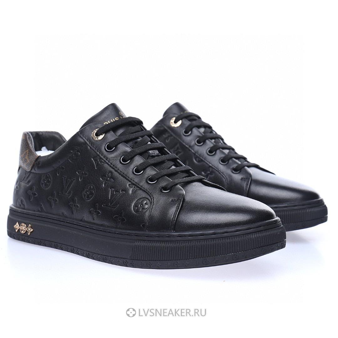 Louis Vuitton LV Luxembourg "Monogram Black Brown" 1A4PAX-2 Sneakers