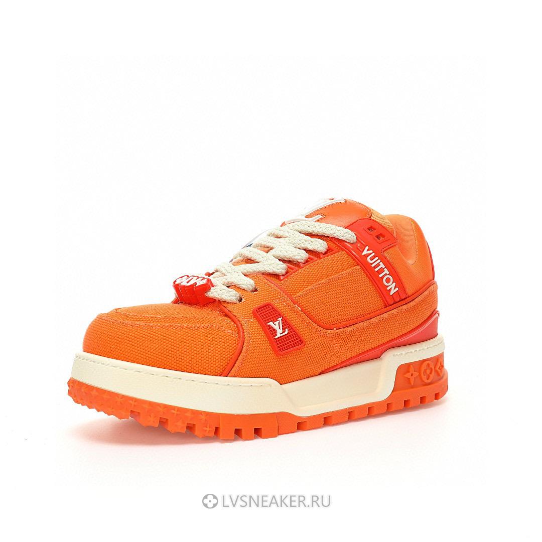 Louis Vuitton LV Trainer Maxi LOVE Component "Valentines Day Orange" 1AD5OO-2 Sneakers