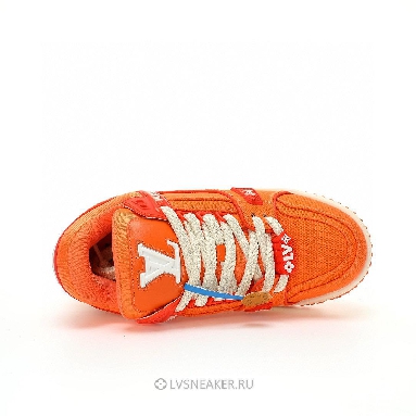 Louis Vuitton LV Trainer Maxi LOVE Component "Valentines Day Orange" 1AD5OO-2 Sneakers