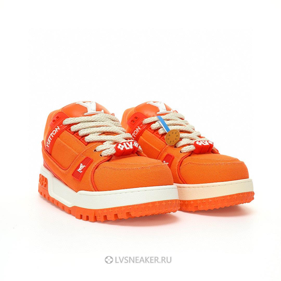 Louis Vuitton LV Trainer Maxi LOVE Component "Valentines Day Orange" 1AD5OO-2 Sneakers