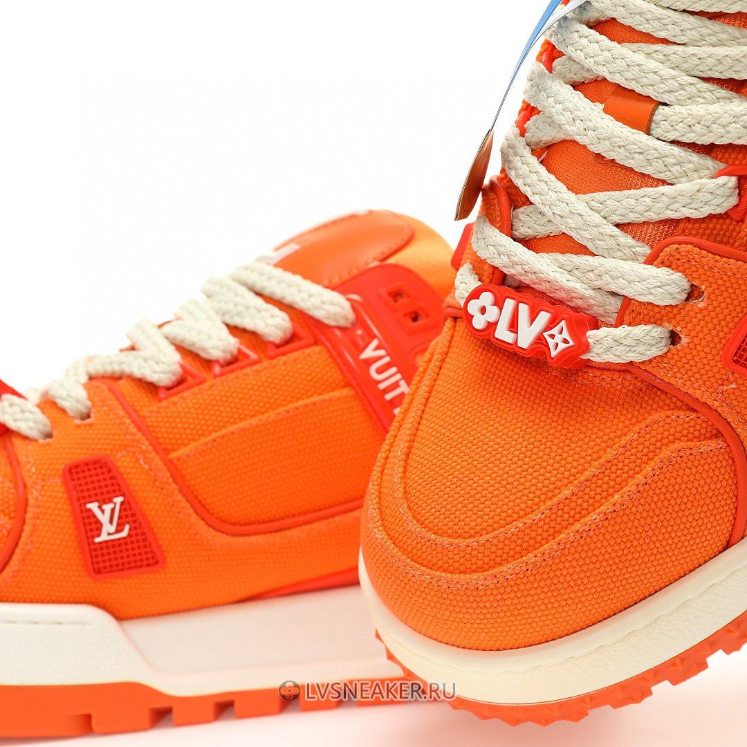 Louis Vuitton LV Trainer Maxi LOVE Component "Valentines Day Orange" 1AD5OO-2 Sneakers