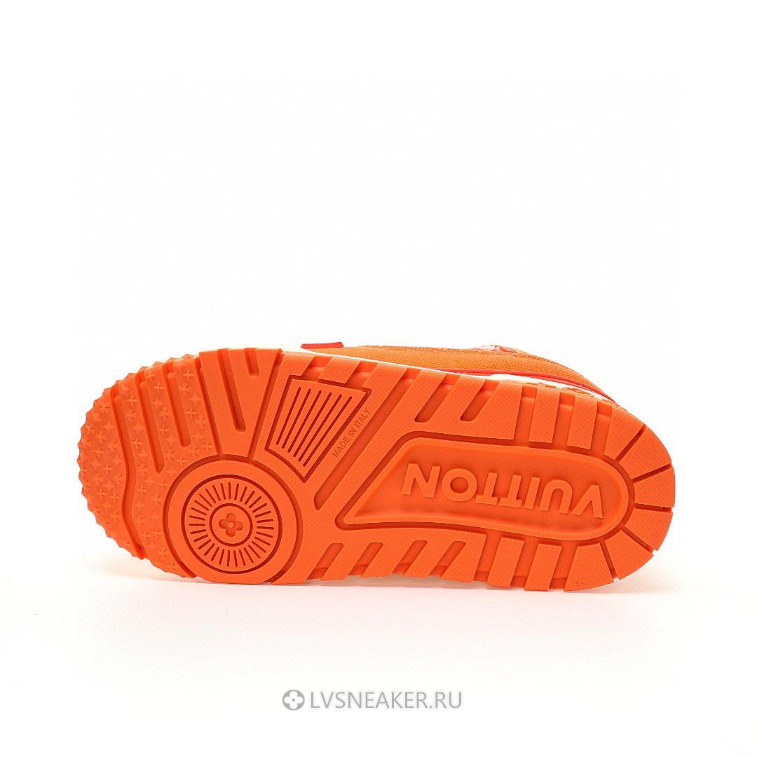 Louis Vuitton LV Trainer Maxi LOVE Component "Valentines Day Orange" 1AD5OO-2 Sneakers
