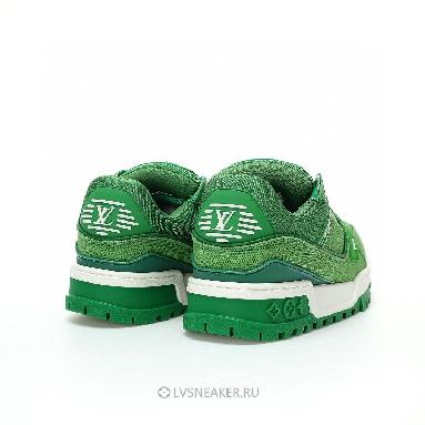 Louis Vuitton LV Trainer Maxi LOVE Component "Valentines Day Green" 1AD5OO-3 Sneakers