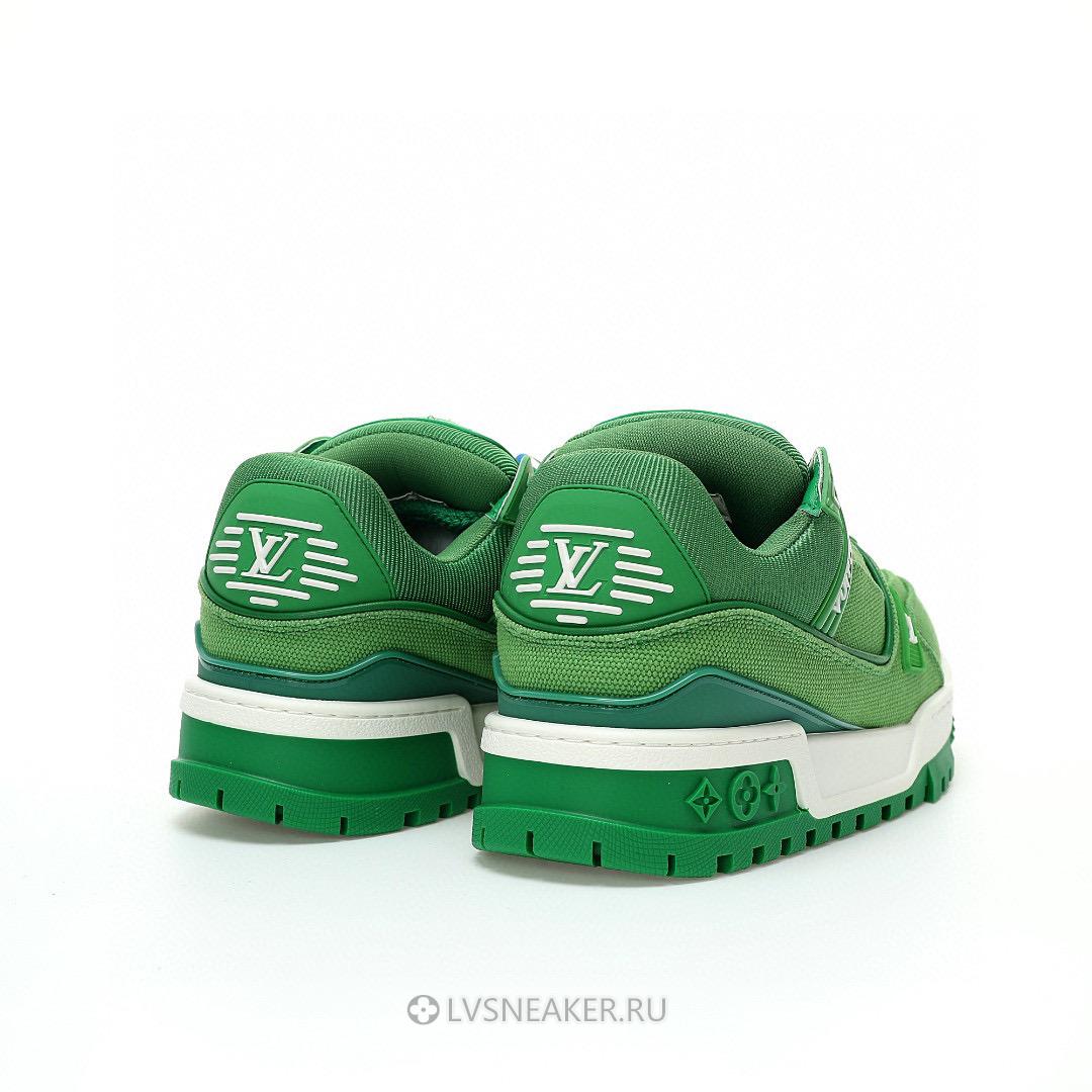 Louis Vuitton LV Trainer Maxi LOVE Component "Valentines Day Green" 1AD5OO-3 Sneakers