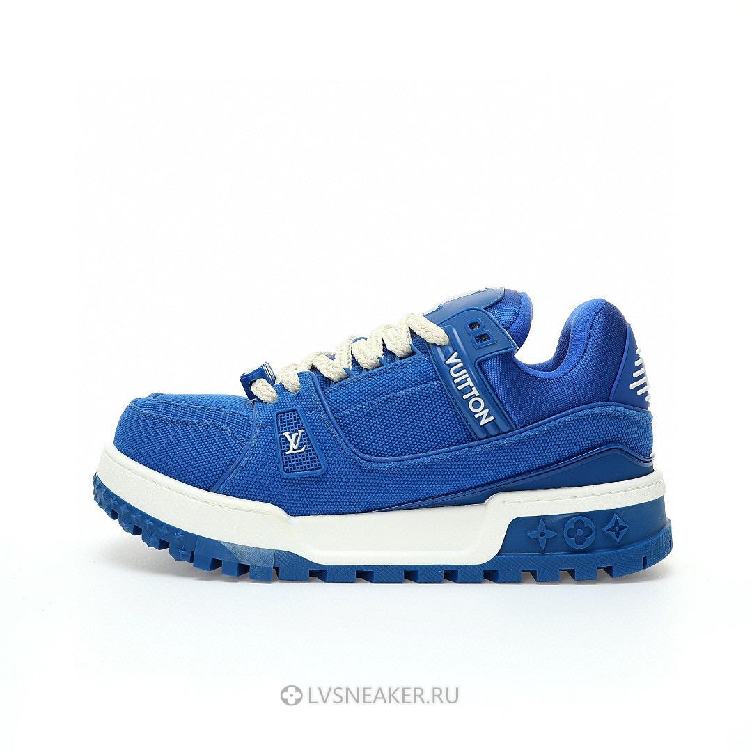 Louis Vuitton LV Trainer Maxi LOVE Component "Valentines Day Blue" 1AD5OO-4 Sneakers