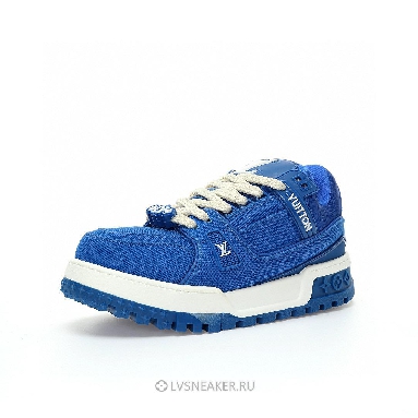 Louis Vuitton LV Trainer Maxi LOVE Component "Valentines Day Blue" 1AD5OO-4 Sneakers