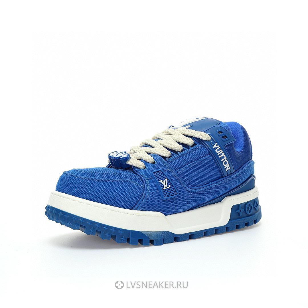 Louis Vuitton LV Trainer Maxi LOVE Component "Valentines Day Blue" 1AD5OO-4 Sneakers