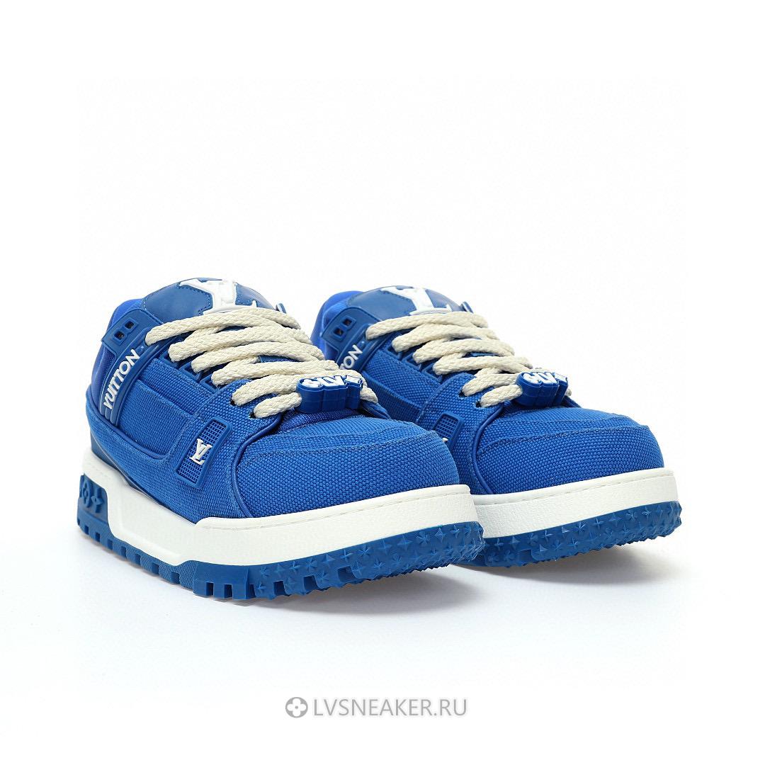 Louis Vuitton LV Trainer Maxi LOVE Component "Valentines Day Blue" 1AD5OO-4 Sneakers