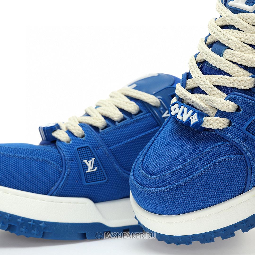 Louis Vuitton LV Trainer Maxi LOVE Component "Valentines Day Blue" 1AD5OO-4 Sneakers