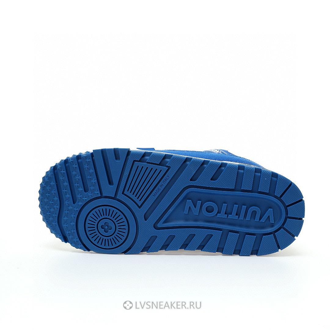 Louis Vuitton LV Trainer Maxi LOVE Component "Valentines Day Blue" 1AD5OO-4 Sneakers