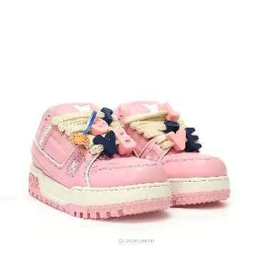 Louis Vuitton LV Trainer Maxi LOVE Component "Valentines Day Pink" 1AD5OO Sneakers