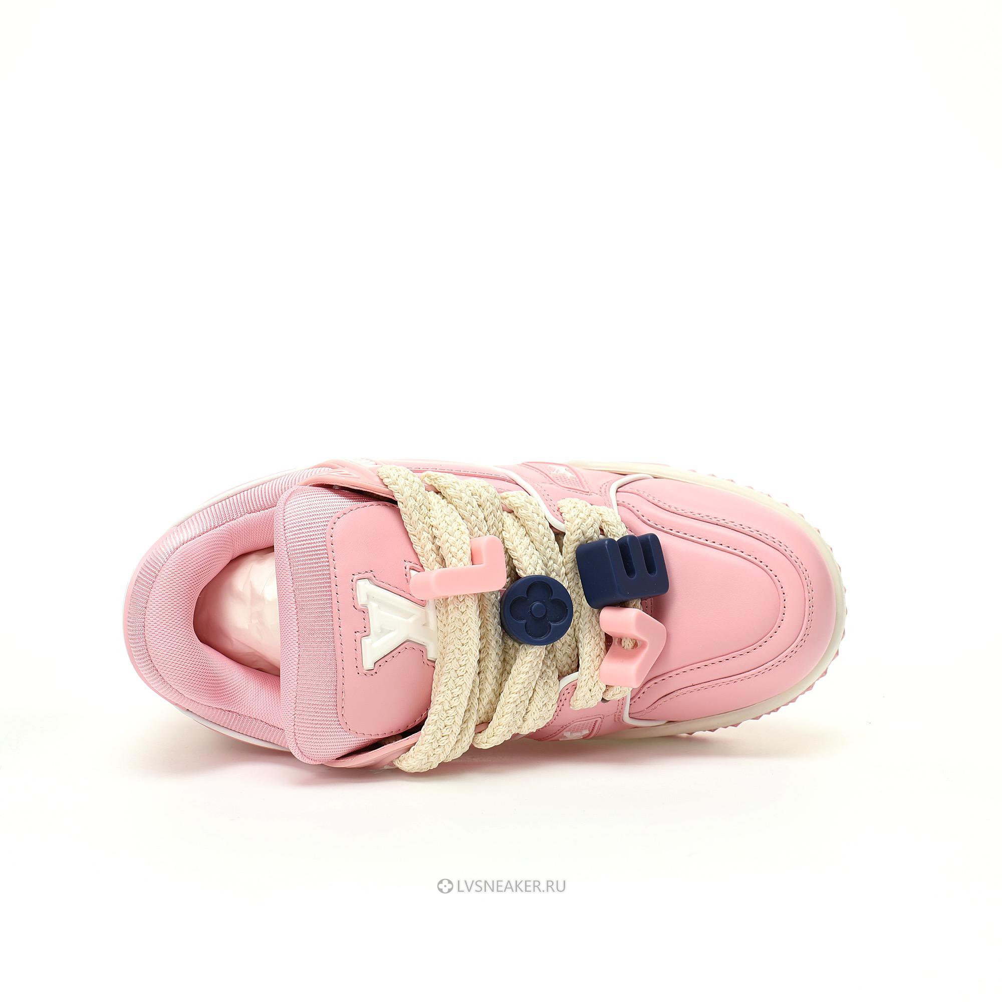 Louis Vuitton LV Trainer Maxi LOVE Component "Valentines Day Pink" 1AD5OO Sneakers