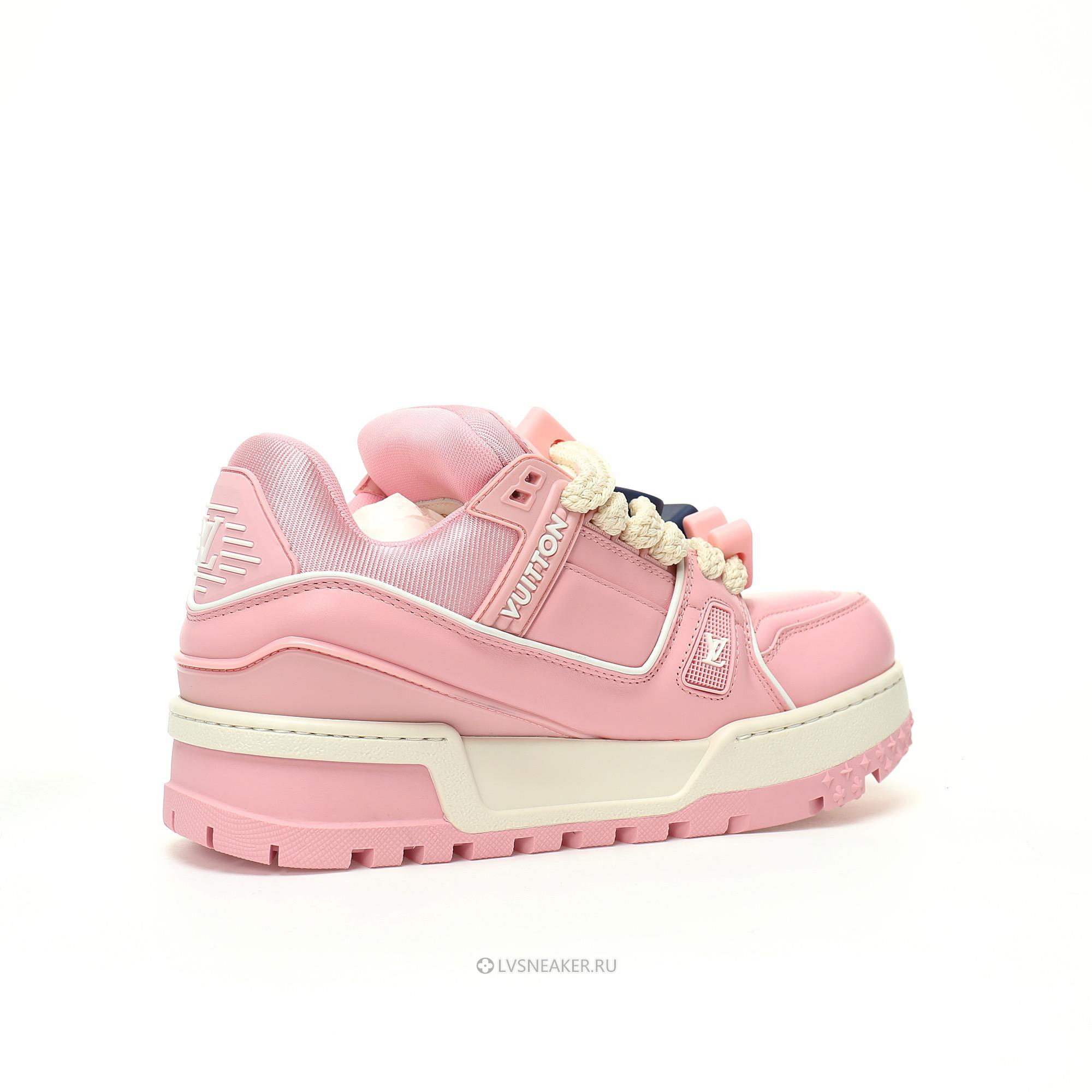 Louis Vuitton LV Trainer Maxi LOVE Component "Valentines Day Pink" 1AD5OO Sneakers