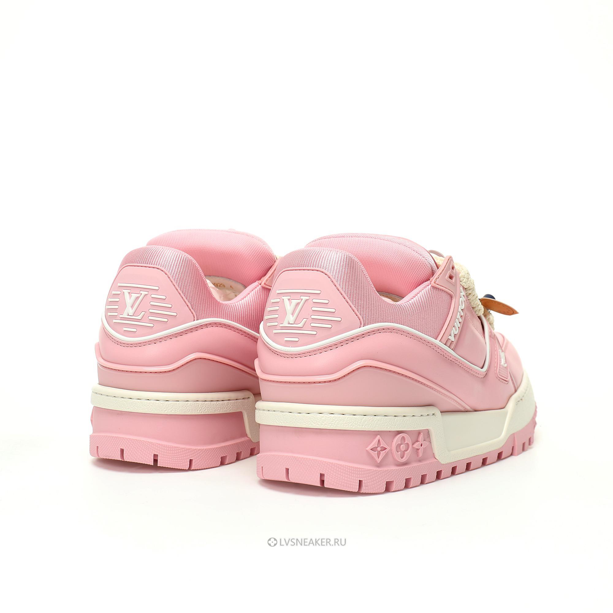 Louis Vuitton LV Trainer Maxi LOVE Component "Valentines Day Pink" 1AD5OO Sneakers