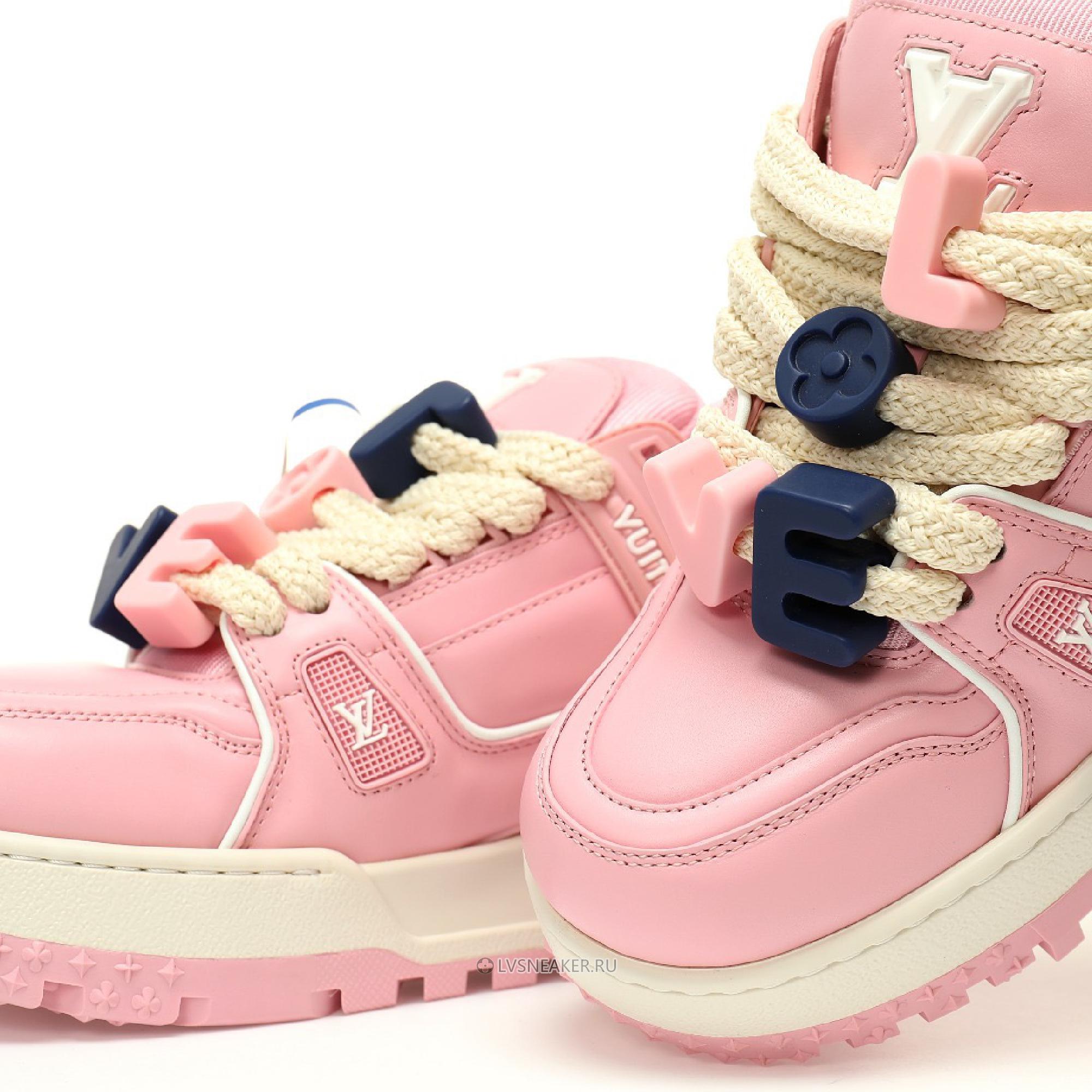 Louis Vuitton LV Trainer Maxi LOVE Component "Valentines Day Pink" 1AD5OO Sneakers